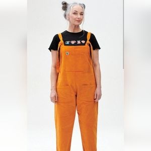 Lucy and Yak organic corduroy dungarees. Size 4 long